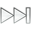 download Tango Media Skip Forward clipart image with 90 hue color