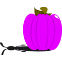 download Rabbit Pumpkin clipart image with 270 hue color