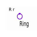download R For Ring clipart image with 225 hue color