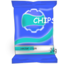download Chips clipart image with 180 hue color