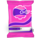 download Chips clipart image with 270 hue color