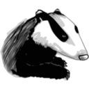 download Badger clipart image with 90 hue color