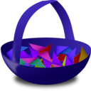 download Raffle Basket clipart image with 225 hue color