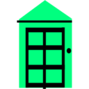 download Beach Hut clipart image with 90 hue color