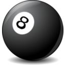 download 8 Ball clipart image with 315 hue color