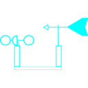 download Windmeasure clipart image with 180 hue color