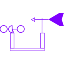 download Windmeasure clipart image with 270 hue color