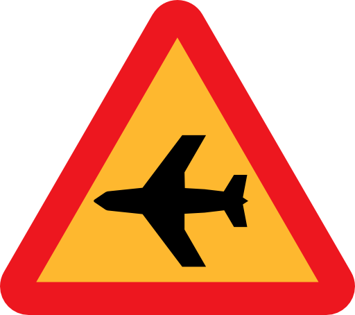 Airplane Roadsign