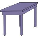 download Student Desk clipart image with 225 hue color