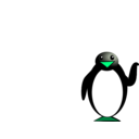 download Penguin clipart image with 90 hue color