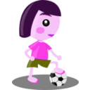 download Sport Girl clipart image with 270 hue color