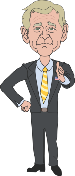 President George W Bush