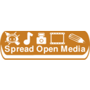 download Spreading Open Media 180x60 clipart image with 180 hue color