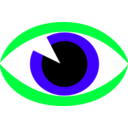 download Eye Sign clipart image with 135 hue color