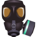 download Gas Mask clipart image with 180 hue color