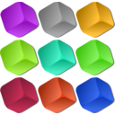 download Game Marbles Cubes clipart image with 45 hue color