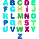download Animal Alphabets clipart image with 135 hue color
