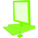 download Red Computer clipart image with 90 hue color