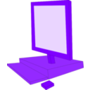 download Red Computer clipart image with 270 hue color