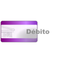 download Debit Card Icon clipart image with 180 hue color