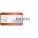 download Debit Card Icon clipart image with 270 hue color