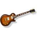 Lp Guitar With Flametopfinish
