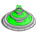 download Rpg Map Symbols Fountain clipart image with 270 hue color