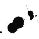 download Inkblot clipart image with 180 hue color