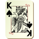 download Guyenne Deck King Of Spades clipart image with 0 hue color