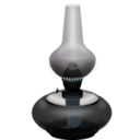 download Oil Lamp clipart image with 180 hue color