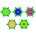 download Flowers clipart image with 45 hue color