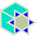 download Logo Star 01 clipart image with 180 hue color