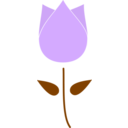 download Tulip Flower clipart image with 270 hue color