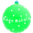 download Palla Buon Natale clipart image with 135 hue color