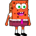 download Sponge Bob Squarepant clipart image with 315 hue color