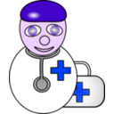 download Doctor clipart image with 225 hue color