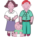 download Family 1 clipart image with 315 hue color