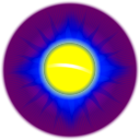 download Rounded Brazil Flag clipart image with 180 hue color