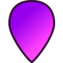 download Map Location Marker clipart image with 270 hue color