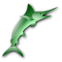 download Marlin clipart image with 270 hue color