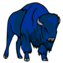 download Bison Leif Lodahl 01 clipart image with 180 hue color
