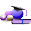 download Graduate 4 clipart image with 225 hue color