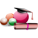 download Graduate 4 clipart image with 315 hue color
