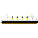 download Titanic clipart image with 45 hue color