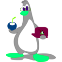 download Pinguim Np clipart image with 90 hue color