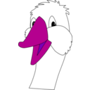 download Cabeza Oca clipart image with 270 hue color