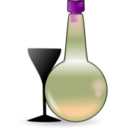 download Bottle Of Absinth clipart image with 270 hue color