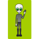 download Alien Dude clipart image with 45 hue color