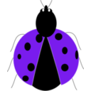 download Lady Bug clipart image with 270 hue color