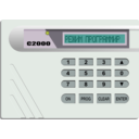 download Alarm System S2000 On clipart image with 90 hue color